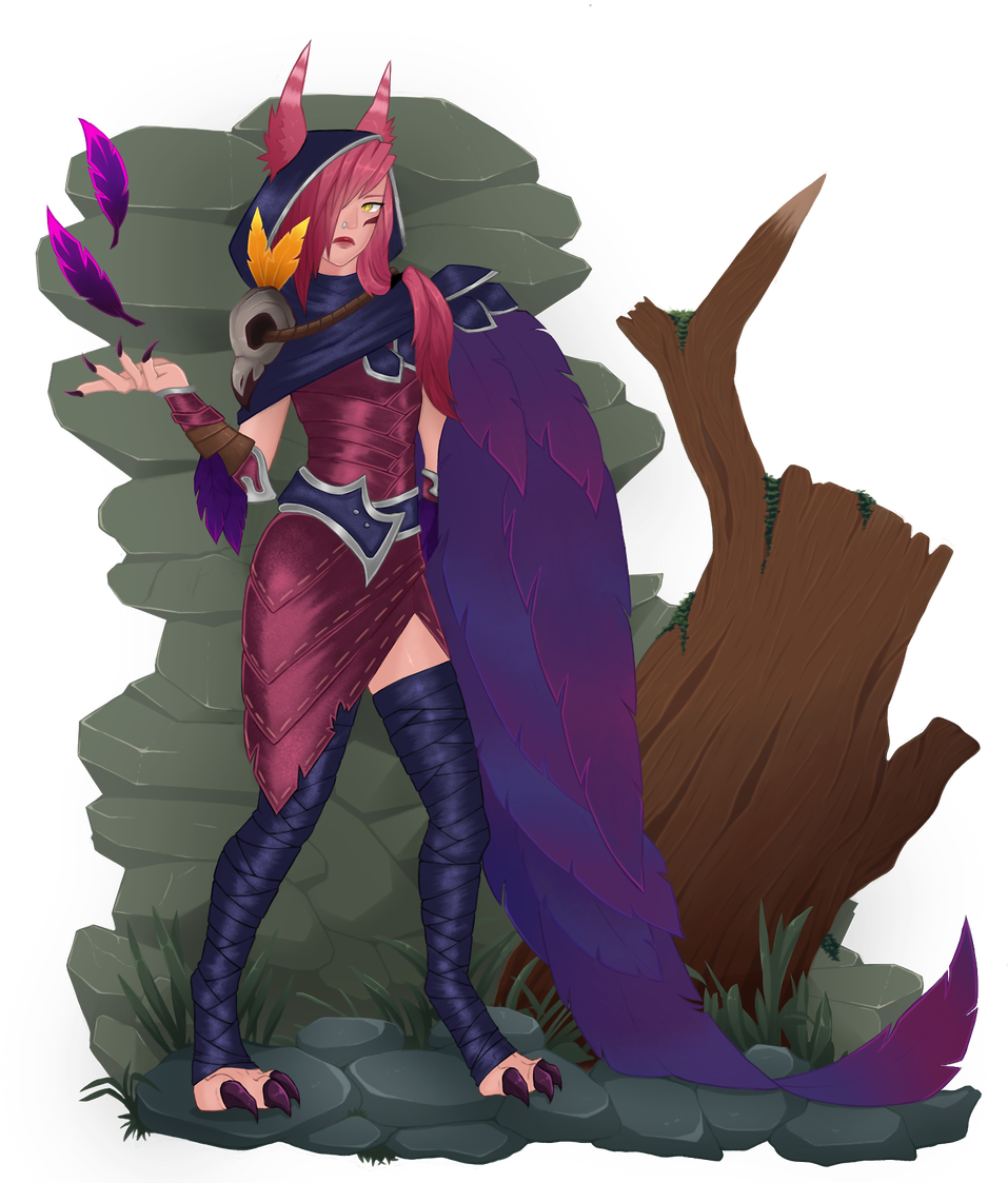 Yasumitora Xayah, From Lol (993x1200), Png Download