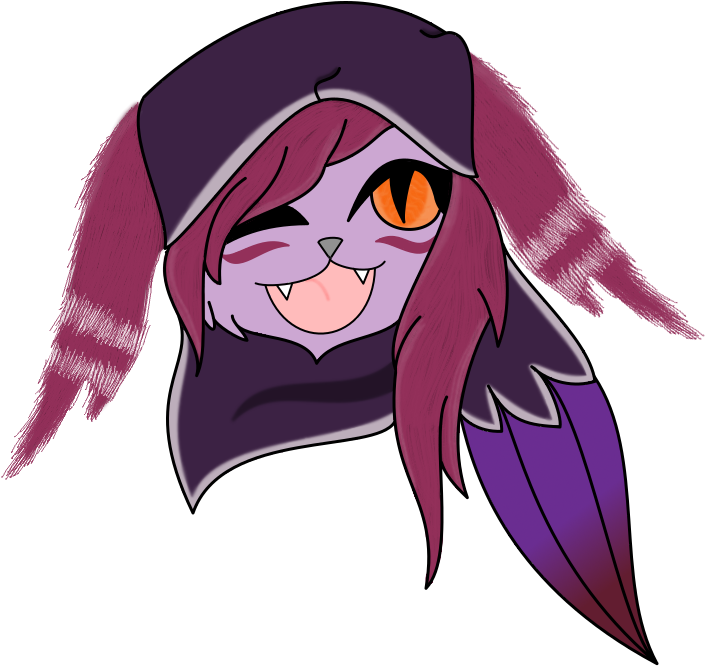 Cat Xayah Emote By Fawnkel (909x741), Png Download