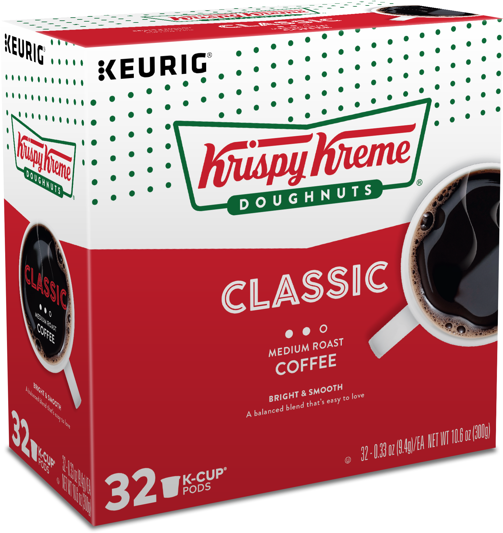 Krispy Kreme Doughnuts Classic, Coffee Keurig K-cup (2782x2577), Png Download