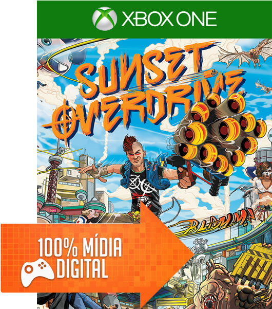 Sunset Overdrive (600x600), Png Download