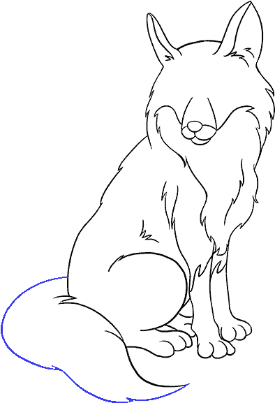 How To Draw Fox (678x600), Png Download