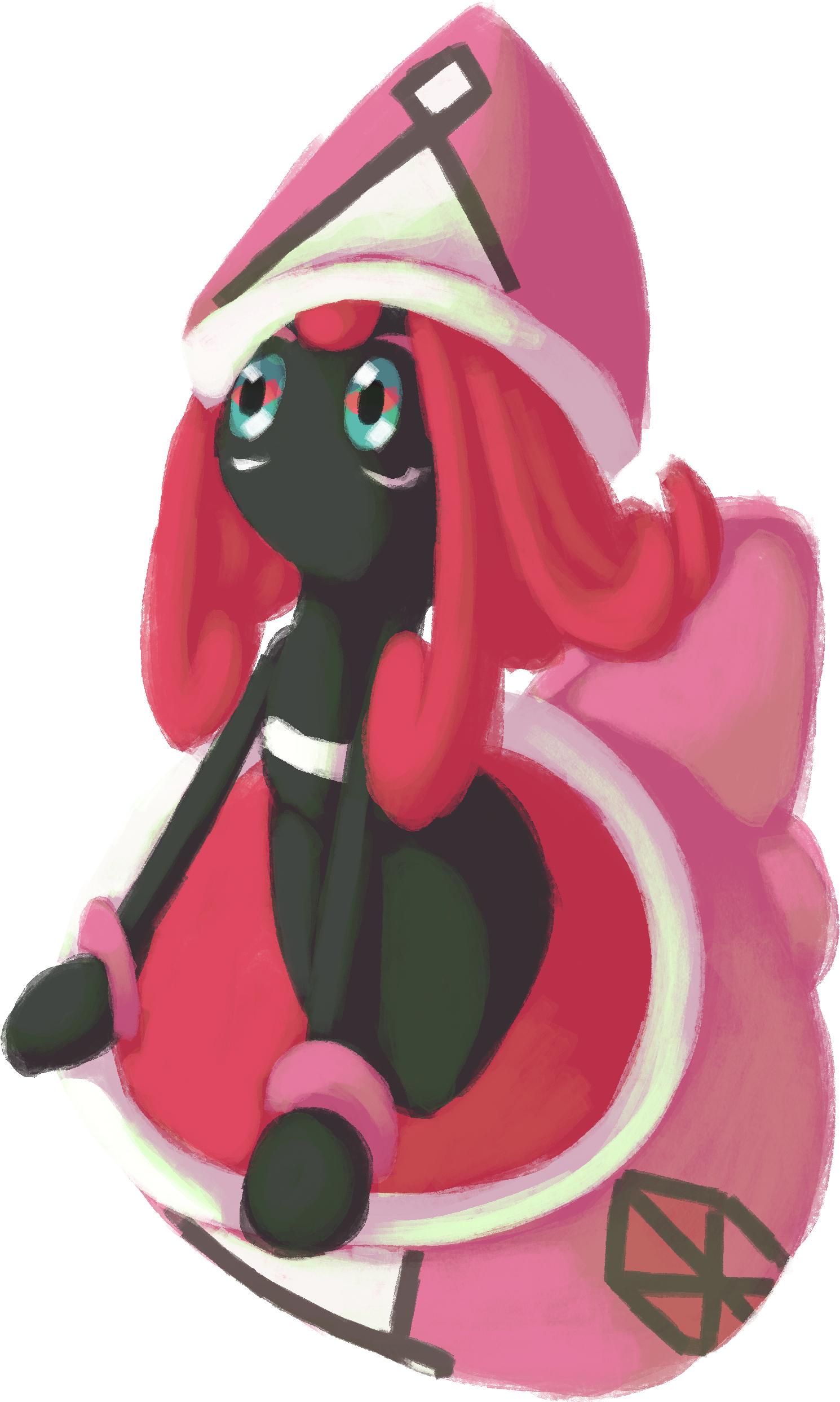 Tapu Lele (1555x2521), Png Download