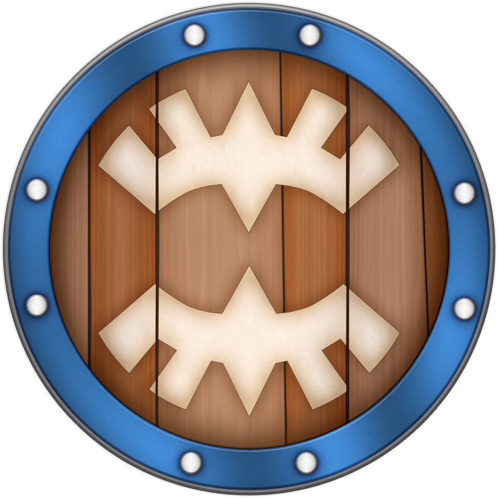 Banded Shield (1005x1005), Png Download