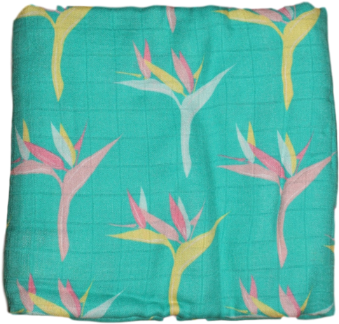 Bird Of Paradise Swaddle (884x1024), Png Download