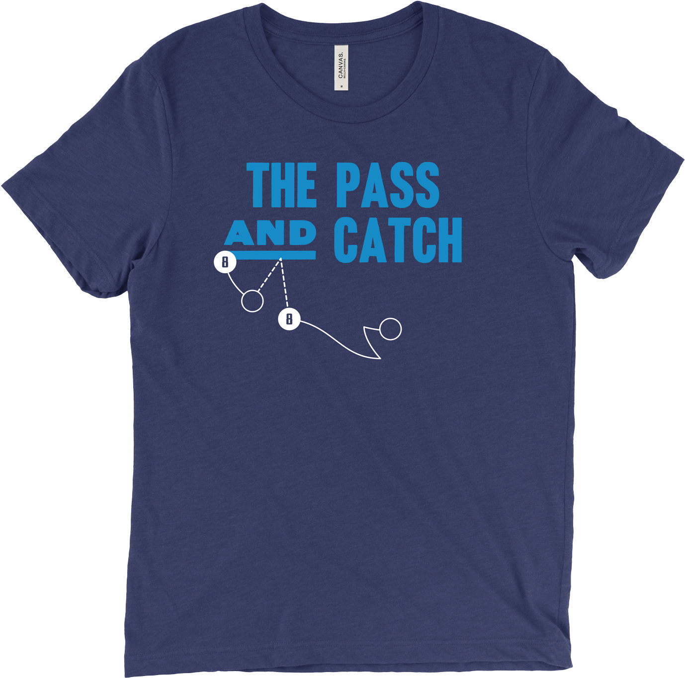 The Pass And Catch Shirt (1500x1500), Png Download