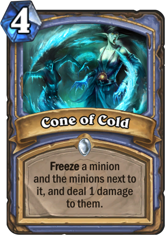 Cone Of Cold Card (567x811), Png Download