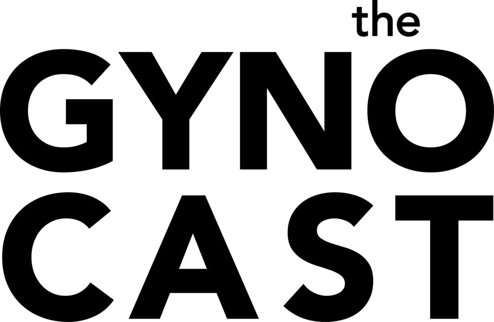 The Gynocast Logo Black (1000x652), Png Download
