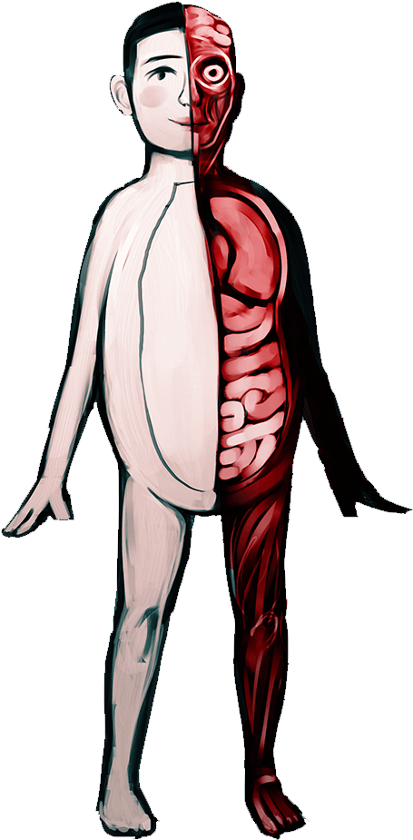 It's Basically The Very Early Design For Monokuma (940x940), Png Download