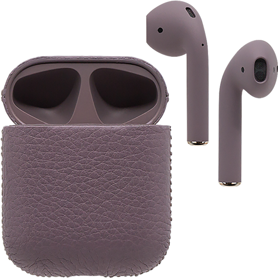 Apple Airpods Black Label Edition Calf Lilac (600x550), Png Download