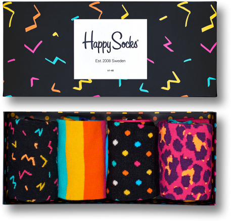 80's Gift Box (548x600), Png Download