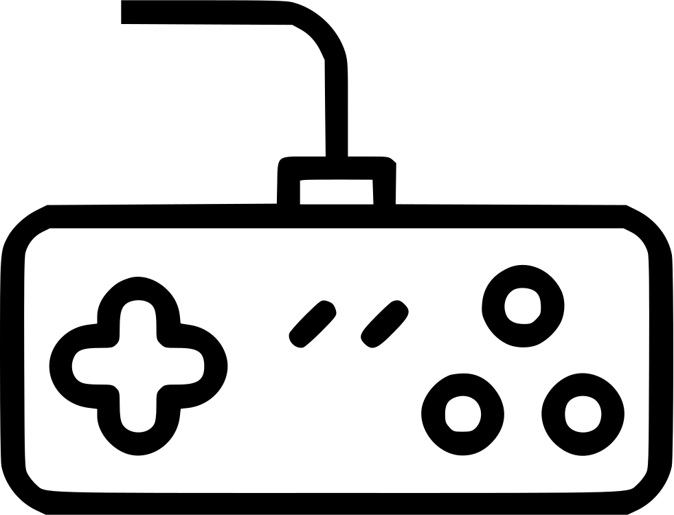 Picture Free Download Console Joystick Game Svg Png (981x750), Png Download