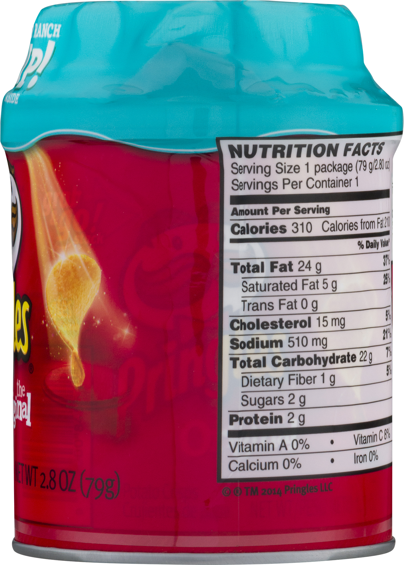 Pringles Potato Chips With Dip, Original Chips W/creamy (1800x1800), Png Download