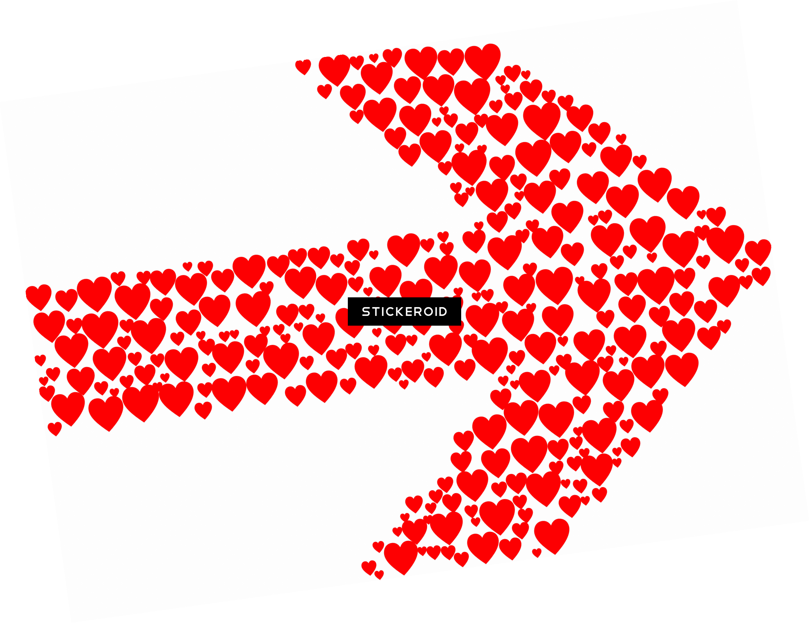 Hearts Arrow (2570x1980), Png Download