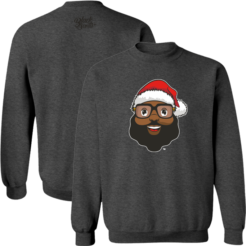 Black Santa Logo Sweater (800x800), Png Download