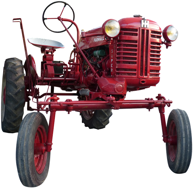 Old Tractor Png (771x720), Png Download