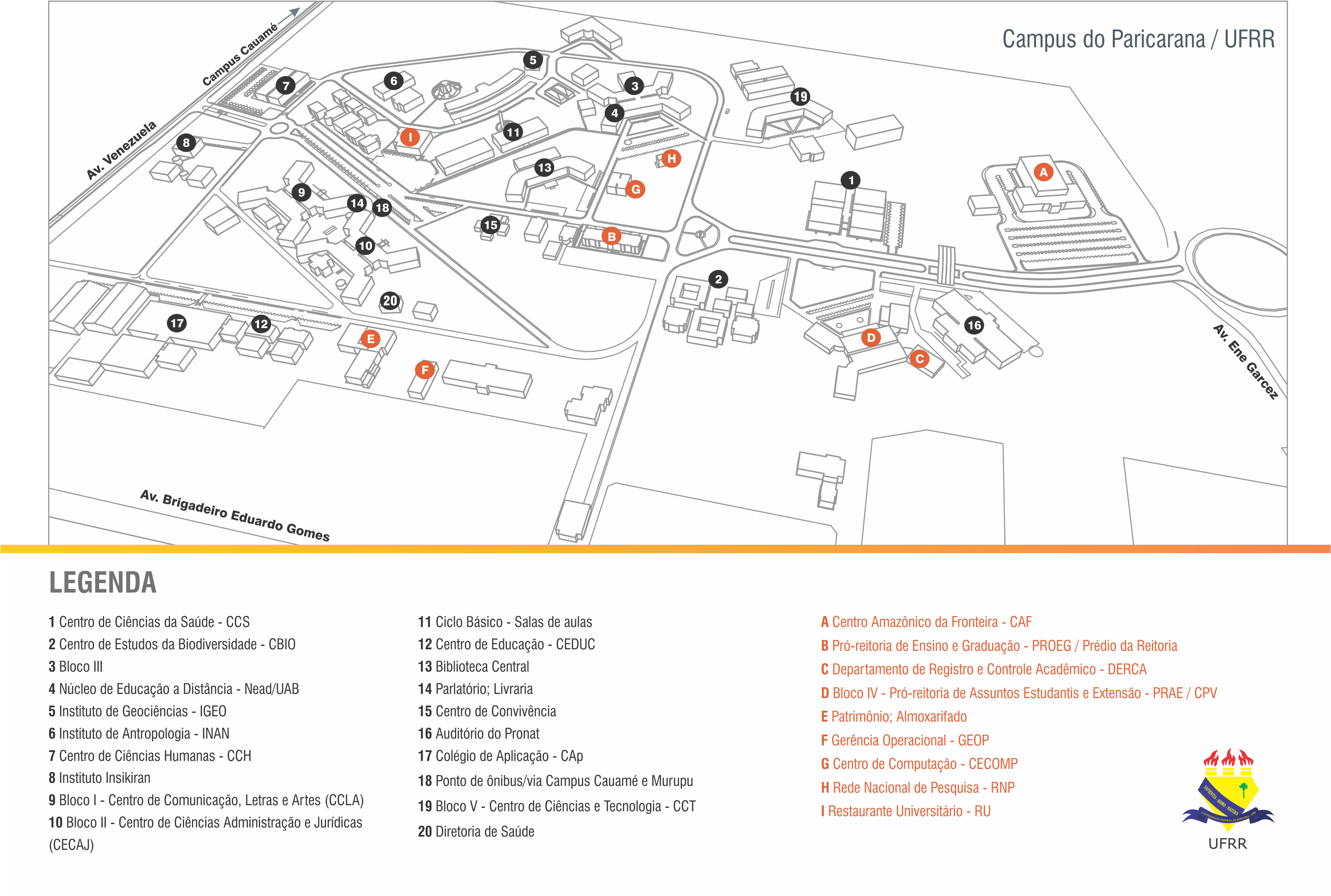 Prédios Do Campus Paricarana, Acesse Aqui (3518x2484), Png Download