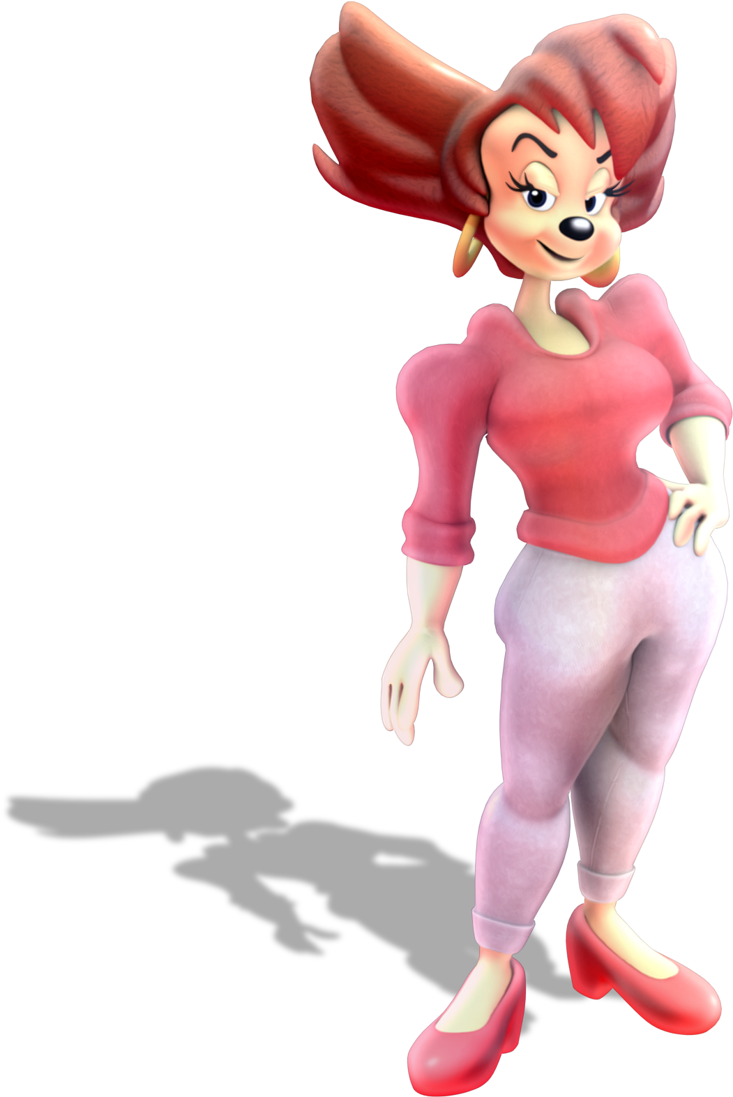 3d Model Download Peg Pete (1453x1642), Png Download