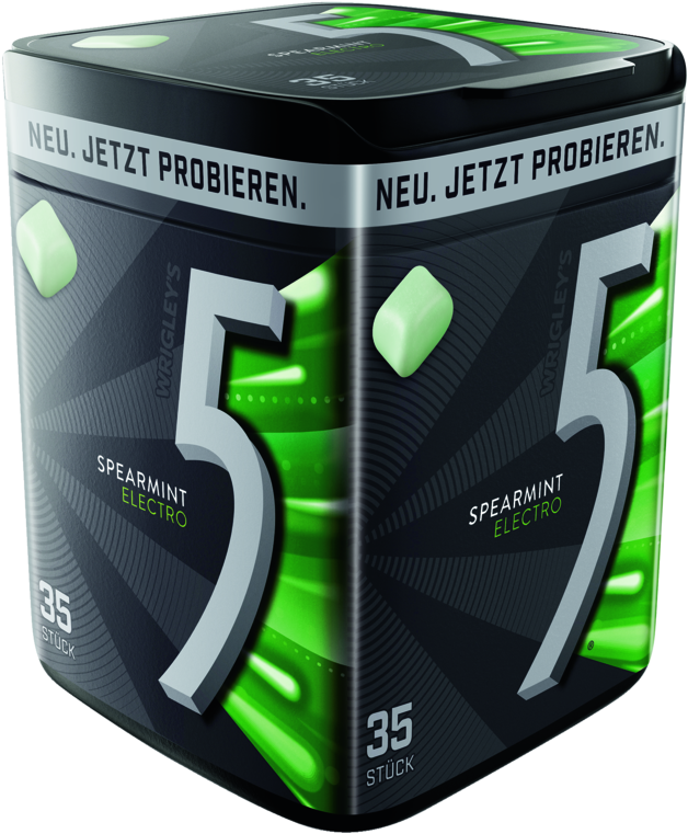 5 Gum Dose Electro (657x800), Png Download