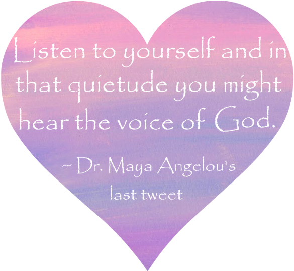 Maya Angelou's Last Tweet (589x548), Png Download