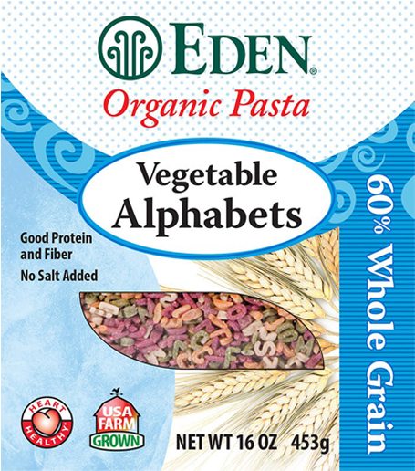 Eden, Sopa De Vegetales En Forma De Letras, 453 G (600x700), Png Download