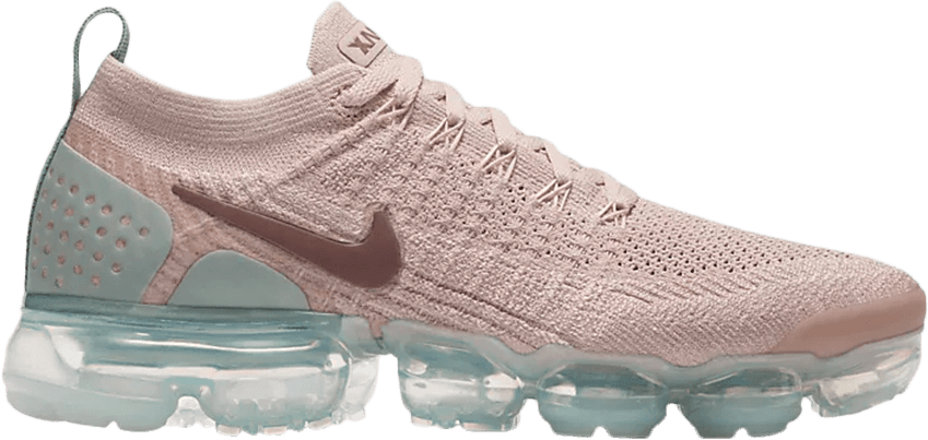 Wmns Air Vapormax Flyknit 2 'particle Beige' (849x403), Png Download
