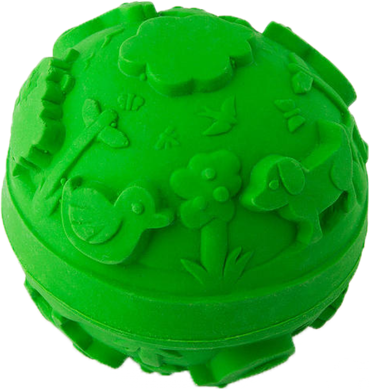 Ekologisk Boll I Naturgummi, Grön (800x800), Png Download