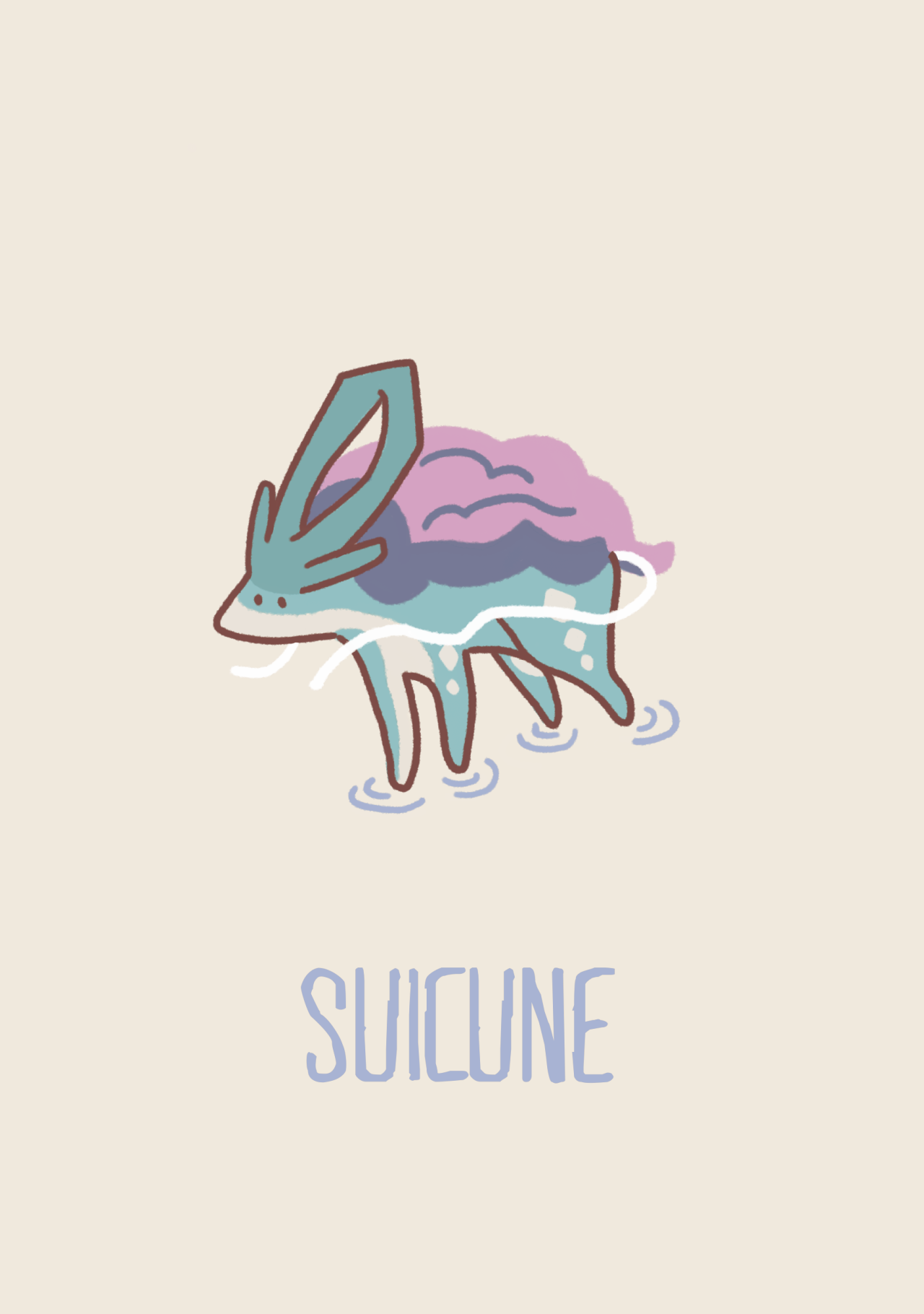 スイクン (1280x1820), Png Download