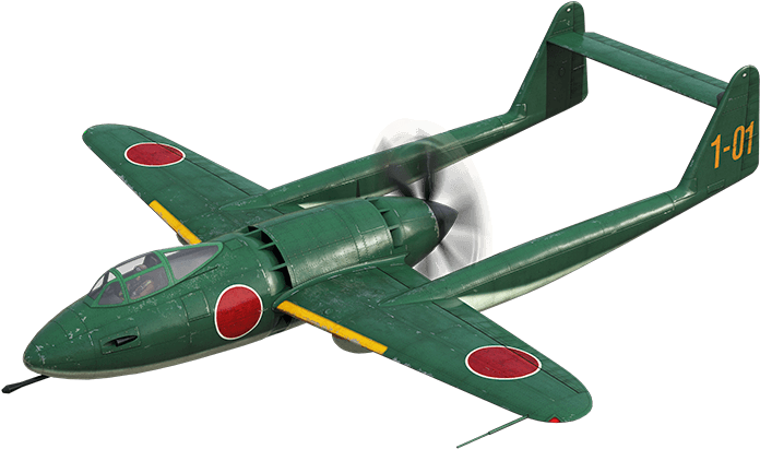 Mitsubishi J4m Senden, Tier Vii Japanese Multirole (758x600), Png Download