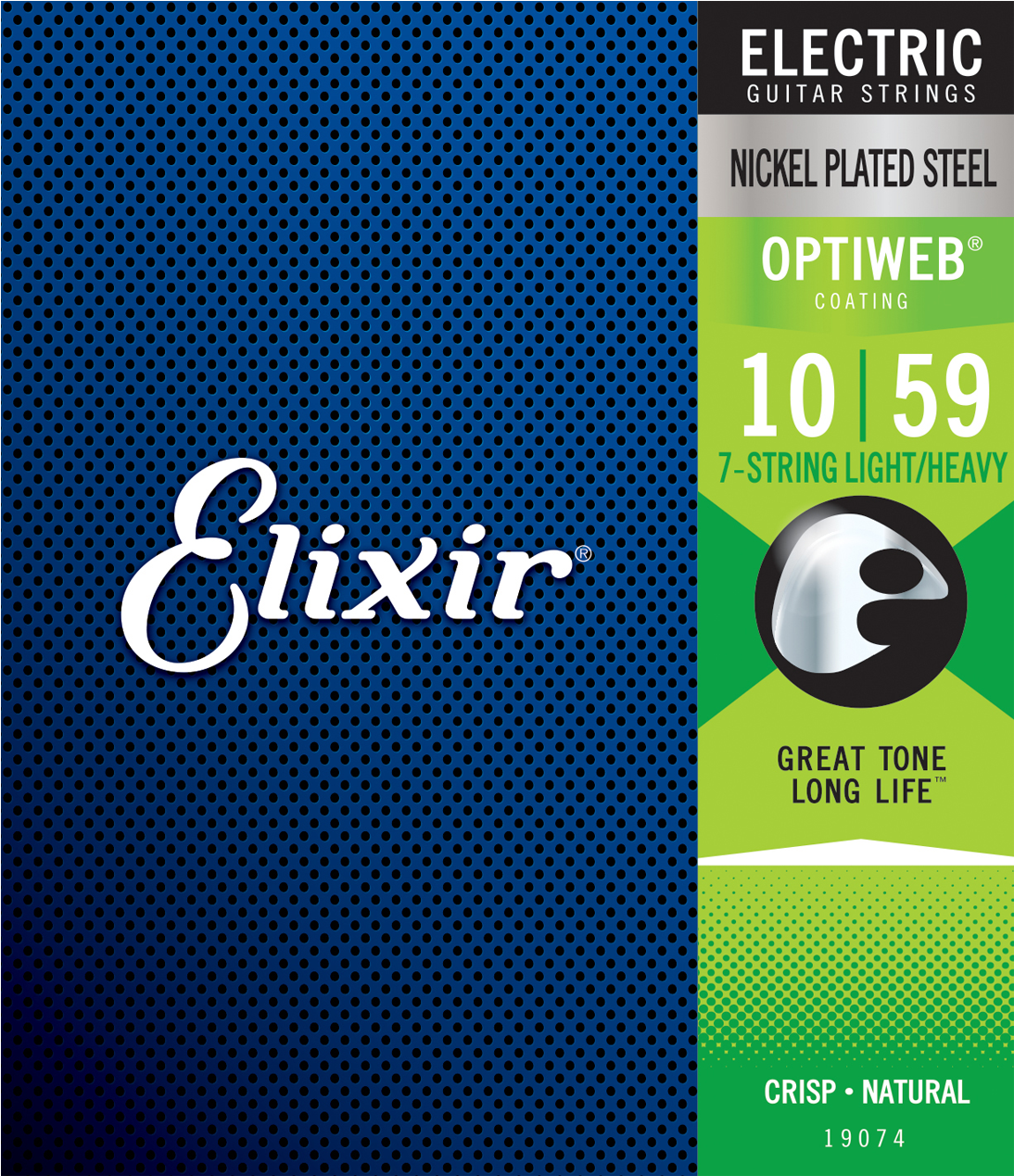 Cuerdas Para Guitarra Eléctrica7 Cuerdas Elixir Optiweb (1500x1500), Png Download