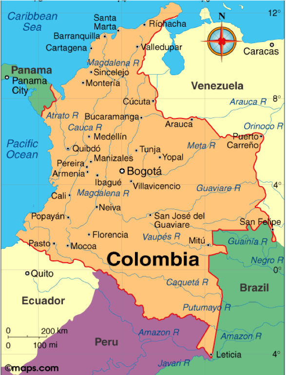 Colombian Flag Png (1020x768), Png Download