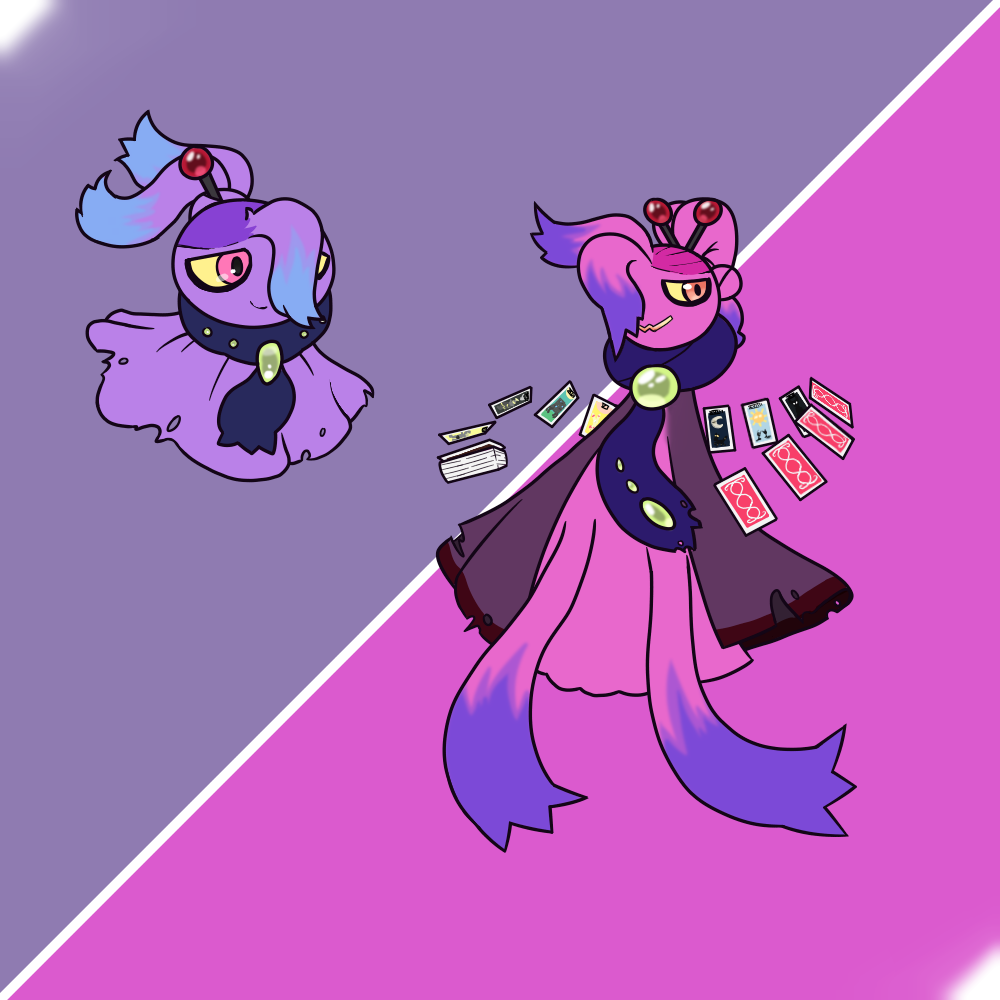 My Entries For The Omnis Misdreavus And Mismagius (1000x1000), Png Download