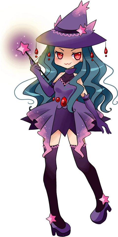 My Mismagius Magical Girl Better Version (578x1000), Png Download