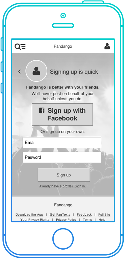 Sign Up Page (600x860), Png Download