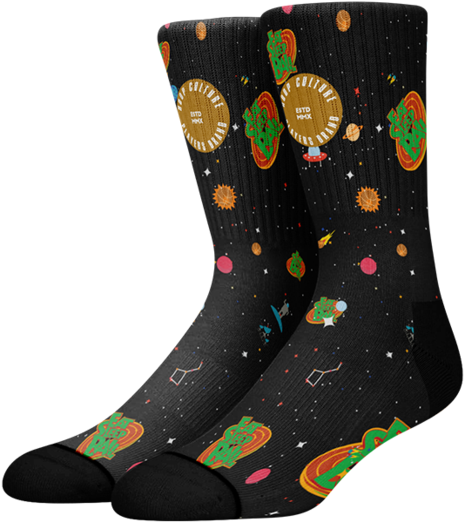 Eat Sleep Ball 'space Lad' Socks Socks (740x1024), Png Download