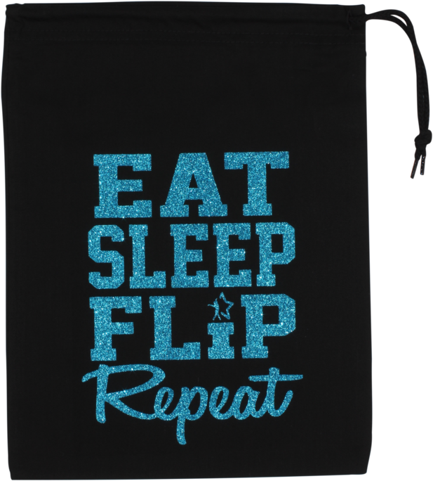 Eat Sleep Flip Repeat Grip Bag (683x1024), Png Download