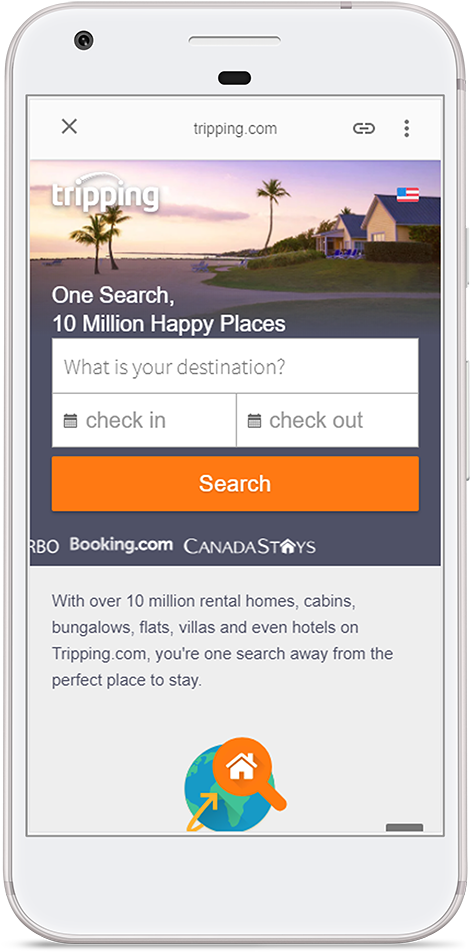 Reaching More Travelers On Mobile Devices (546x998), Png Download