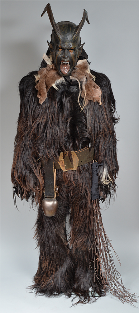 Austrian Perchtenmaske And Costume (1000x1000), Png Download