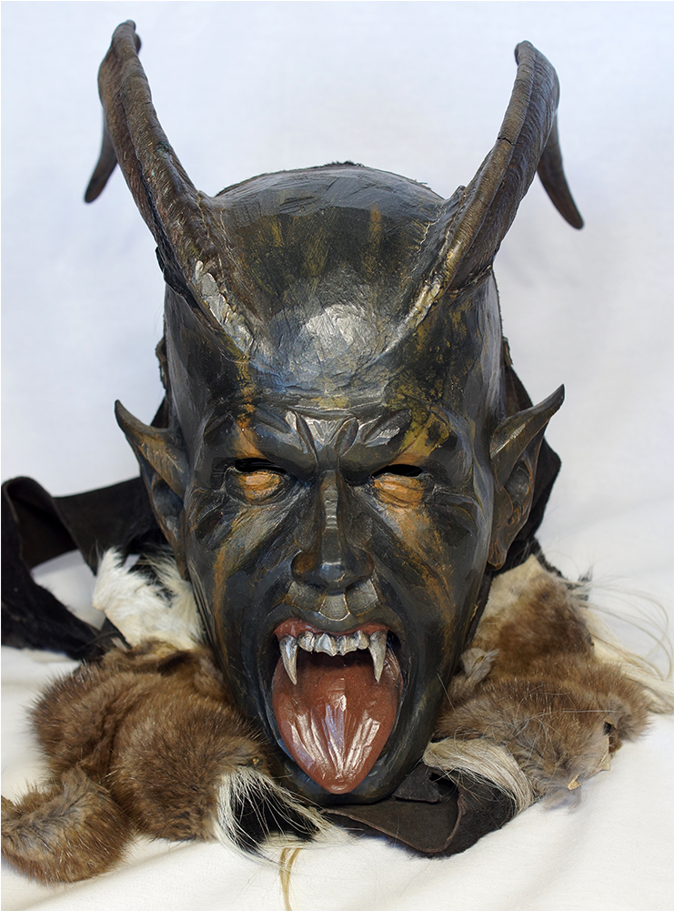 Austrian Perchtenmaske And Costume (1000x1000), Png Download