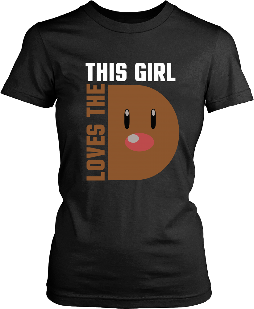 Pokemon This Girl Loves The D Shirt (1000x1000), Png Download