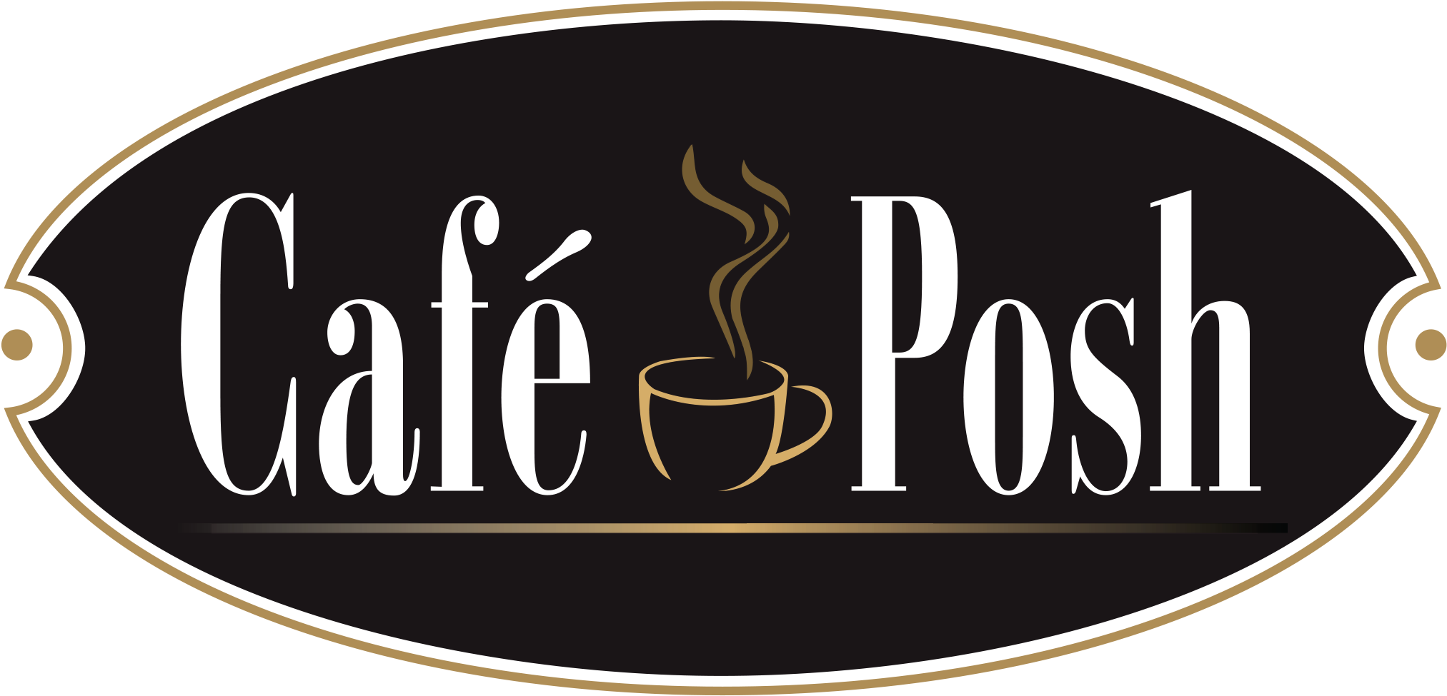 Cafe Posh Atlanta (2131x1063), Png Download