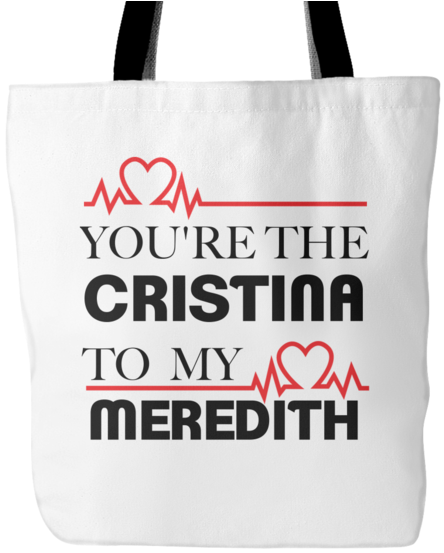 A Grey's Anatomy Tote Bag For A Grey's Fan (600x600), Png Download