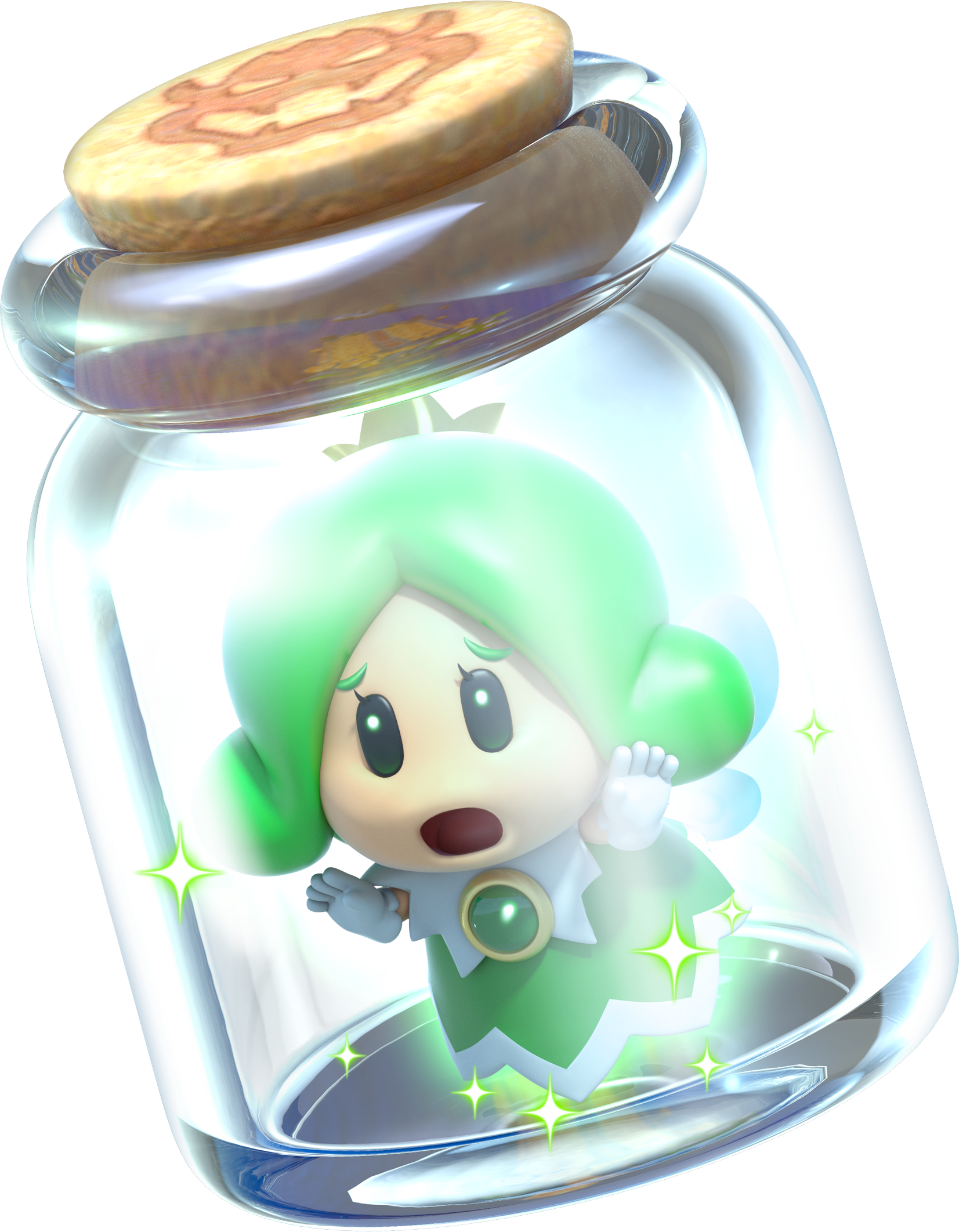 Sprixie Princess Jar Artwork (1653x2124), Png Download