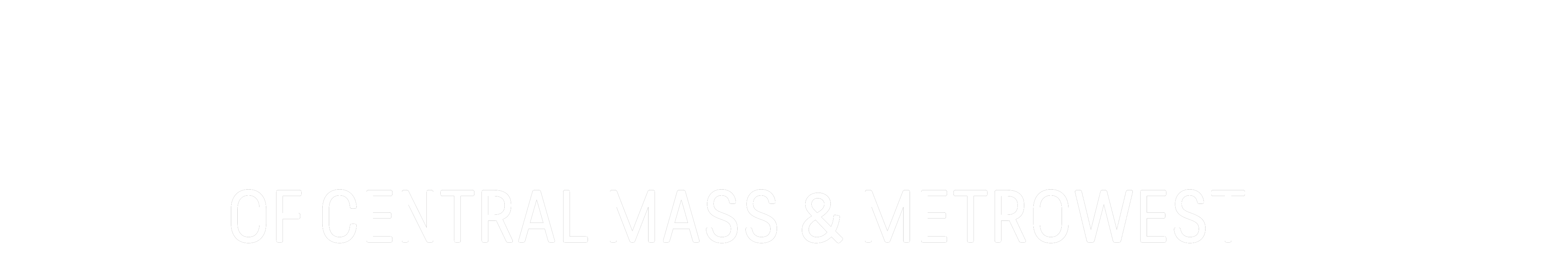 Big Brothers Big Sisters Of Central Mass/metro West (4861x1002), Png Download