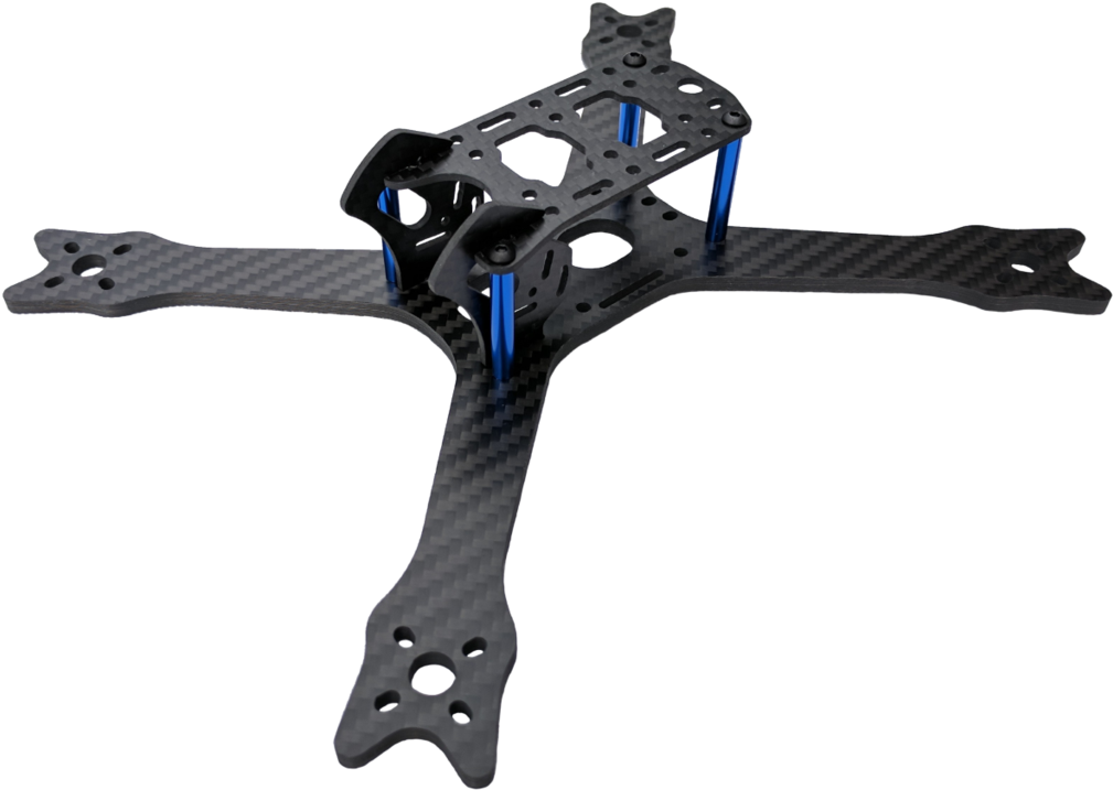 Element6 Drone Frame In True X And Stretched X (1024x768), Png Download