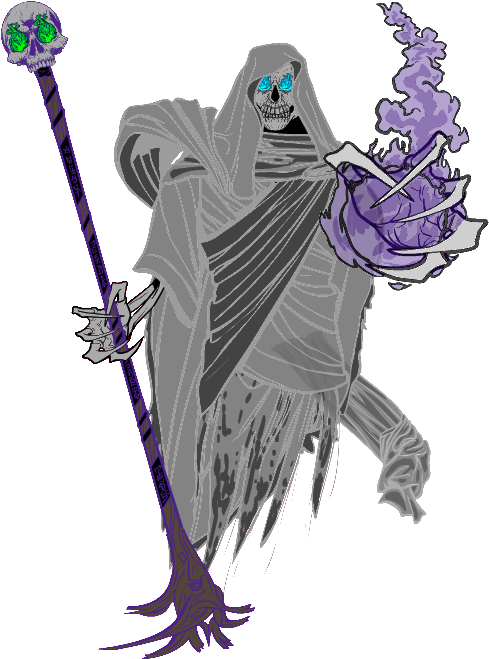 Undead Wraith (559x749), Png Download