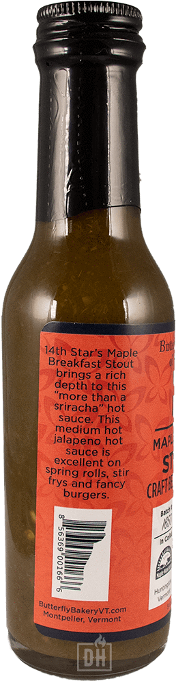 Butterfly Bakery Of Vermont Maple Garlic Stout Hot (1080x1080), Png Download