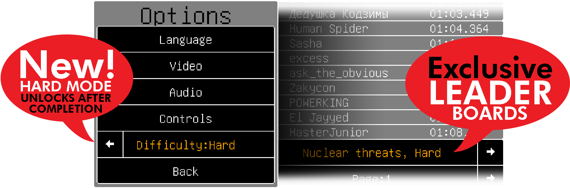 Hard Mode Unlocks Once You Complete The Game And Gives (1858x636), Png Download