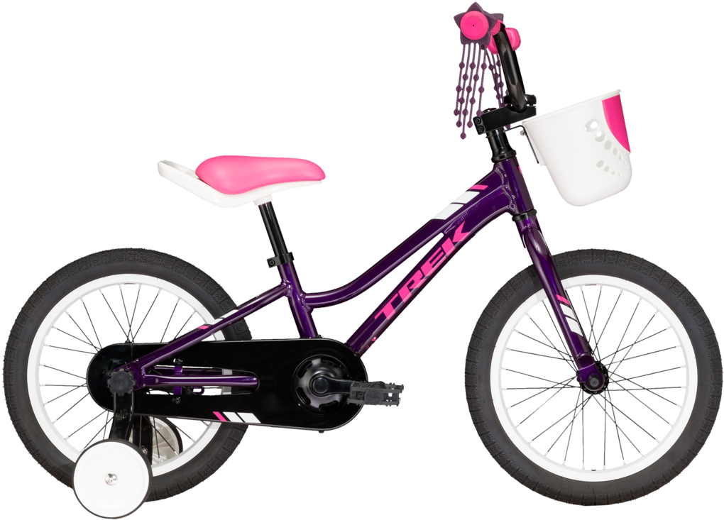 18 Bicicleta 16 Trek Precaliber Girls Morado/rosa (1024x768), Png Download