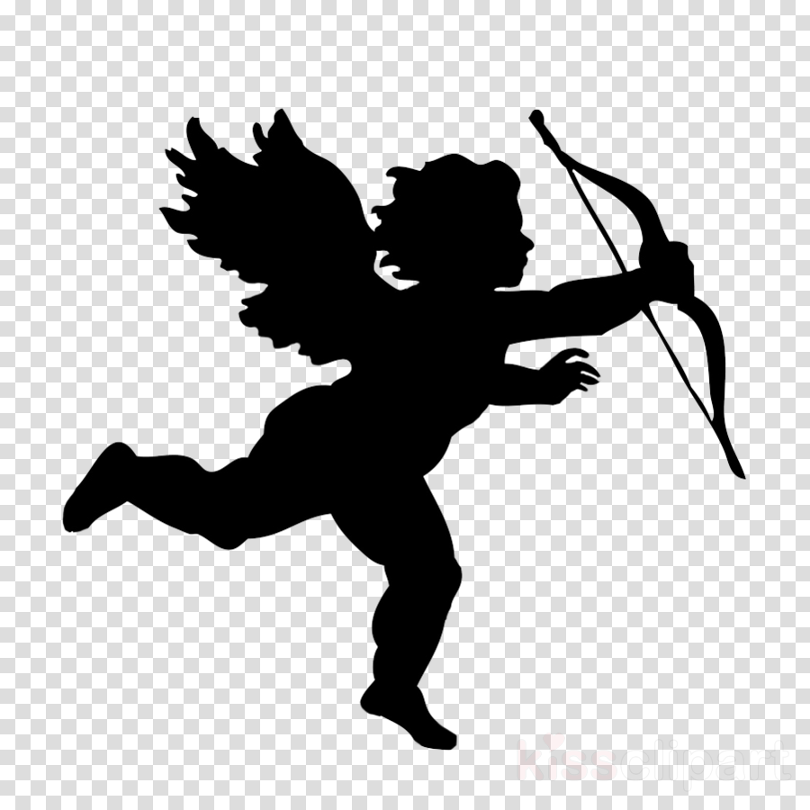 Cherub Silhouette Clipart Cherub Clip Art (900x900), Png Download