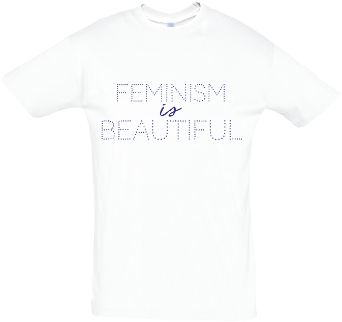 Feminism Is Beautiful Women's Tee (680x680), Png Download
